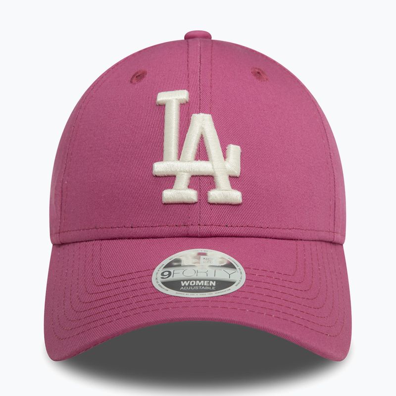 Czapka z daszkiem damska New Era League Essential 9FORTY Los Angeles Dodgers purple 3