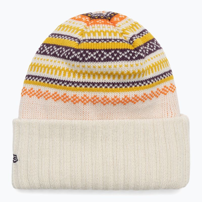 Czapka zimowa damska New Era Rail Isle Cuff Knit Beanie light beige 2