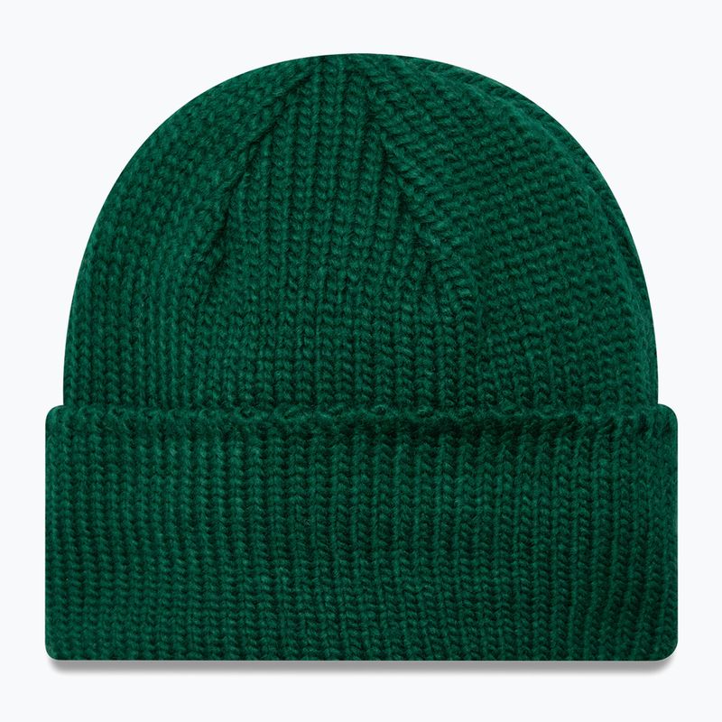 Czapka zimowa New Era Metal Pin Wide Cuff Knit Beanie dark green 2