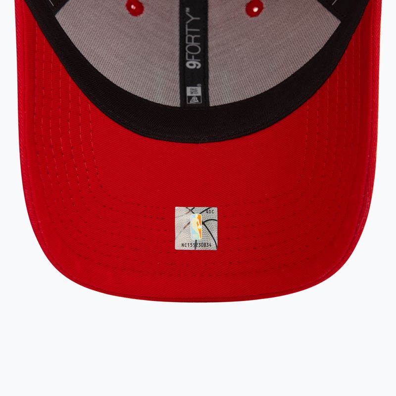 Czapka z daszkiem New Era Metallic Patch 9FORTY Chicago Bulls red 5