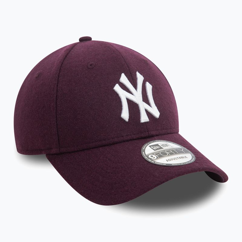 Czapka z daszkiem New Era Melton Wool 9FORTY New York Yankees purple