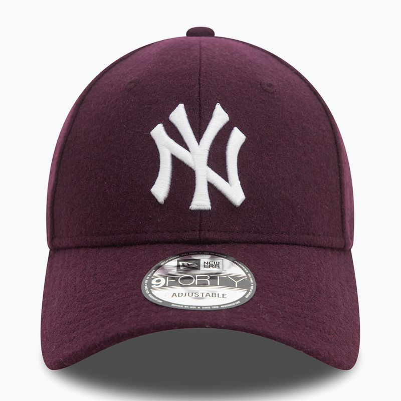 Czapka z daszkiem New Era Melton Wool 9FORTY New York Yankees purple 3