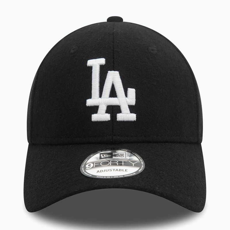 Czapka z daszkiem New Era Melton Wool 9FORTY Los Angeles Dodgers black 3