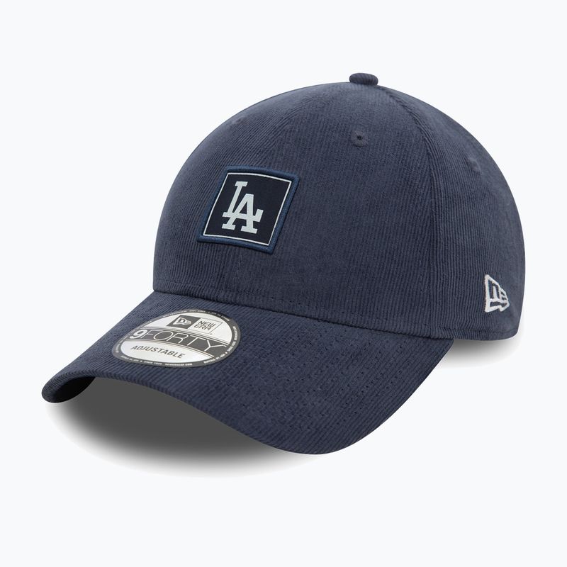 Czapka z daszkiem New Era Cord Patch 9FORTY Los Angeles Dodgers dark blue 2