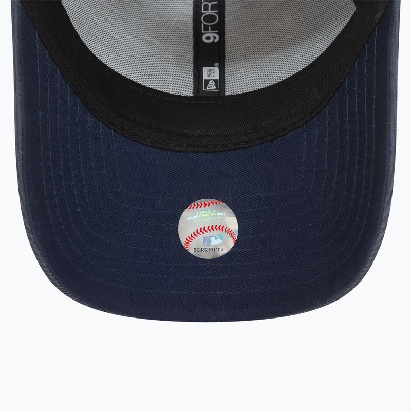 Czapka z daszkiem New Era Cord Patch 9FORTY Los Angeles Dodgers dark blue 5