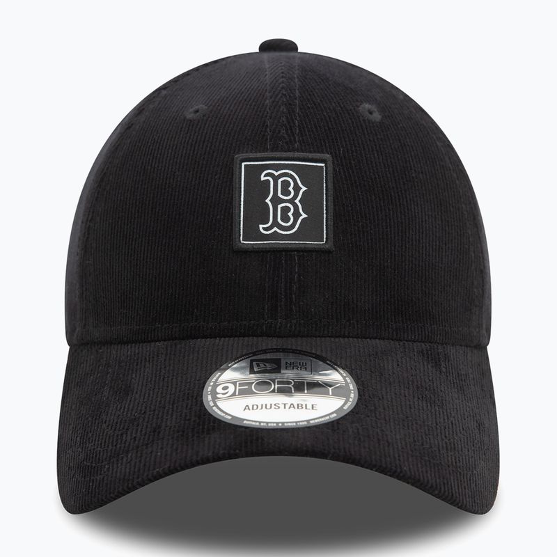 Czapka z daszkiem New Era Cord Patch 9FORTY Boston Red Sox black 3