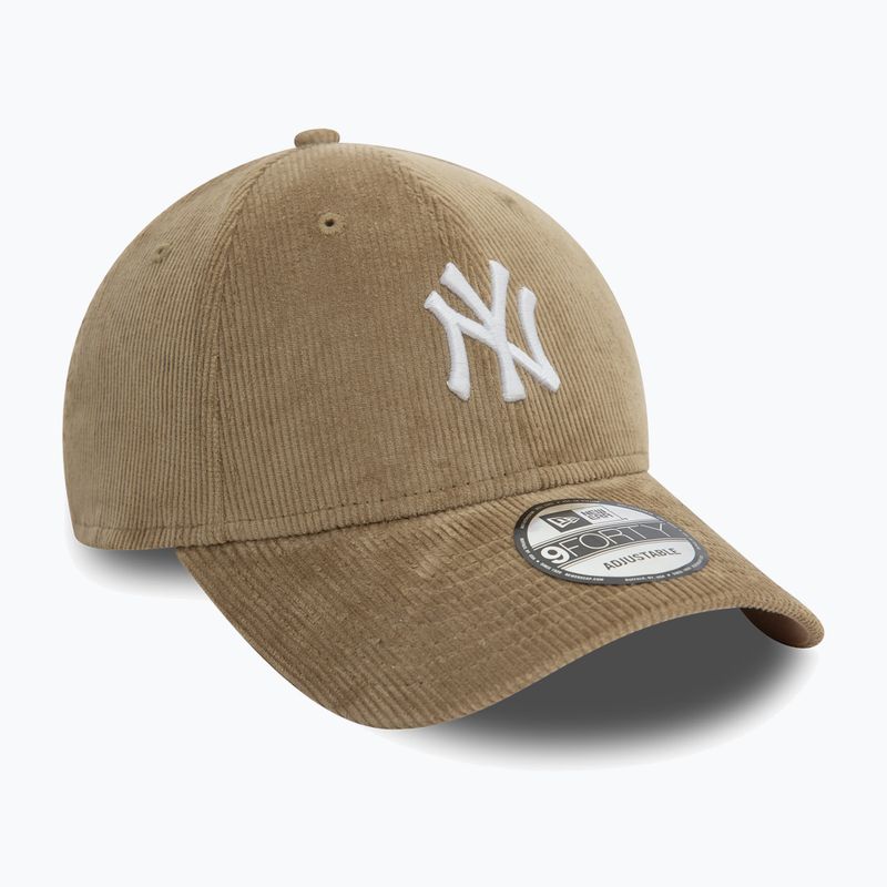 Czapka z daszkiem New Era Cord 9FORTY New York Yankees beige