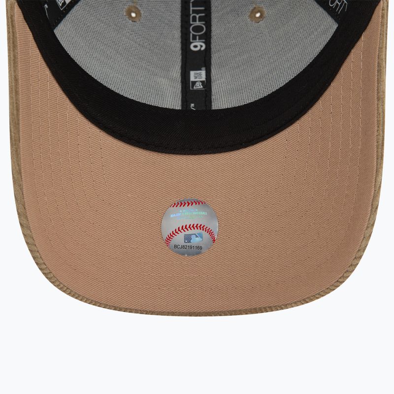 Czapka z daszkiem New Era Cord 9FORTY New York Yankees beige 5