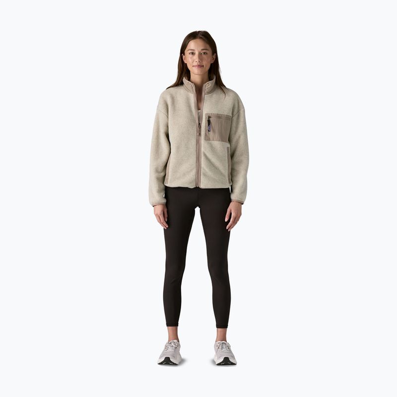 Bluza polarowa damska Patagonia Synch oatmeal heather w/seabird grey 2