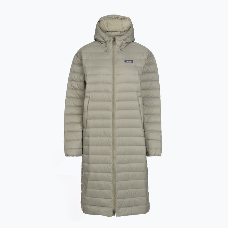 Płaszcz puchowy damski Patagonia Recycled Down Sweater Parka river rock green
