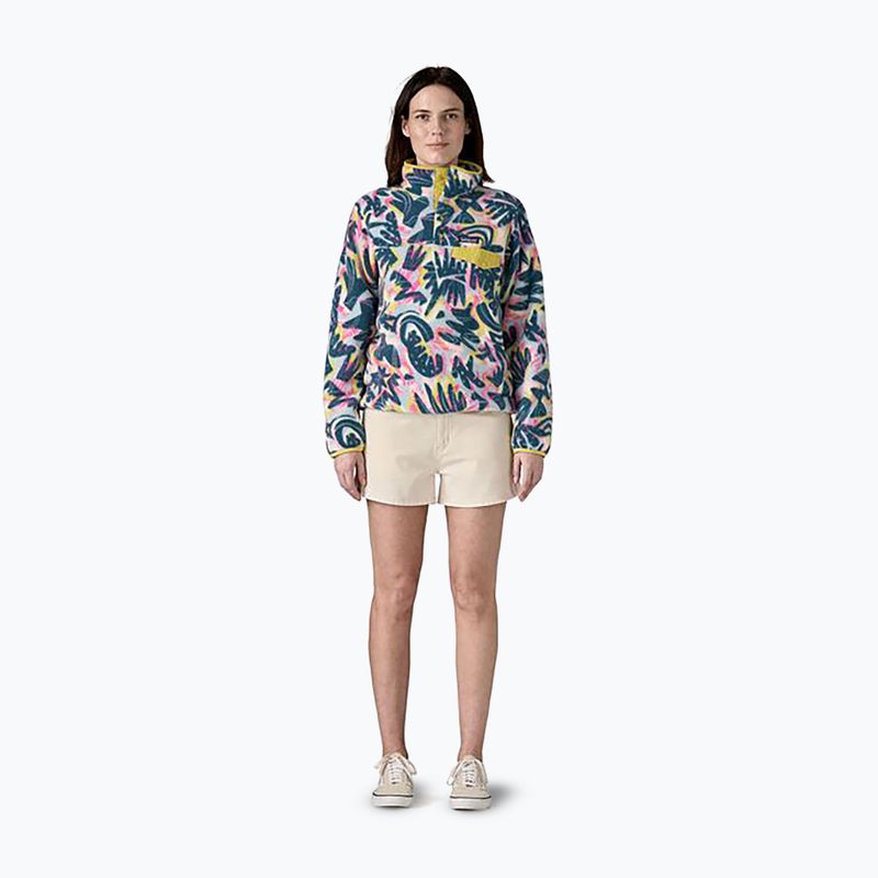Bluza trekkingowa damska Patagonia LW Synch Snap-T P/O wild botanist/tidal teal 2