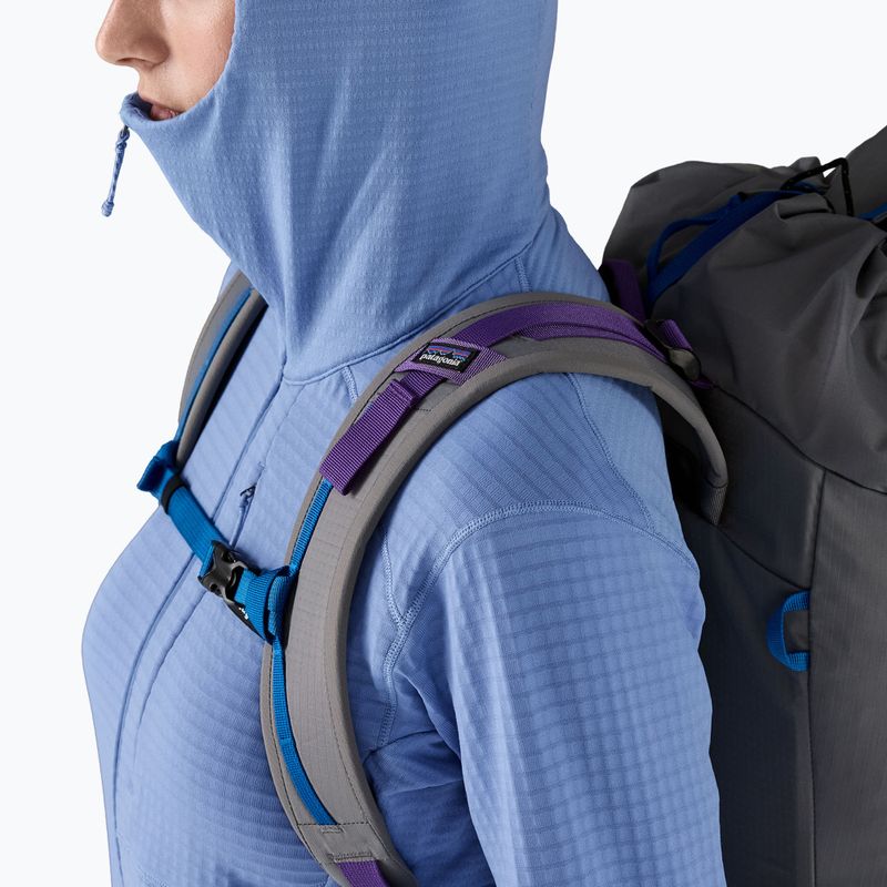 Kurtka softshell damska Patagonia R1 Hybrid Pullover Hoody abundant blue 8