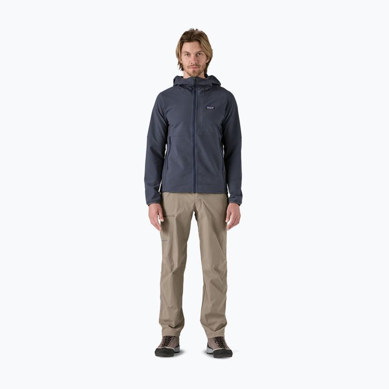 Bluza męska Patagonia R1 TechFace Hoody smolder blue 4
