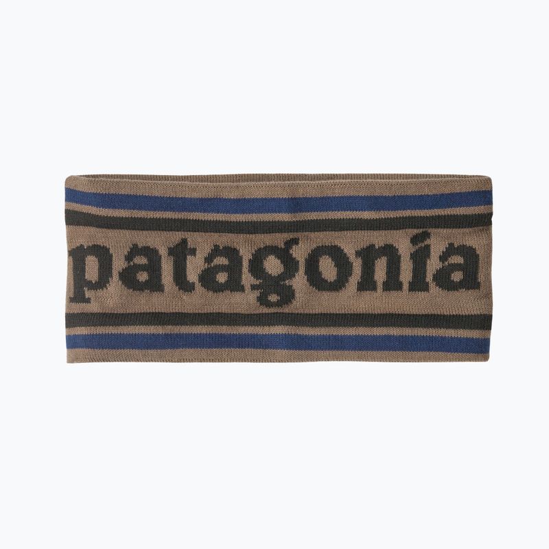 Opaska na głowę damska Patagonia Powder Town park stripe: marlow brown