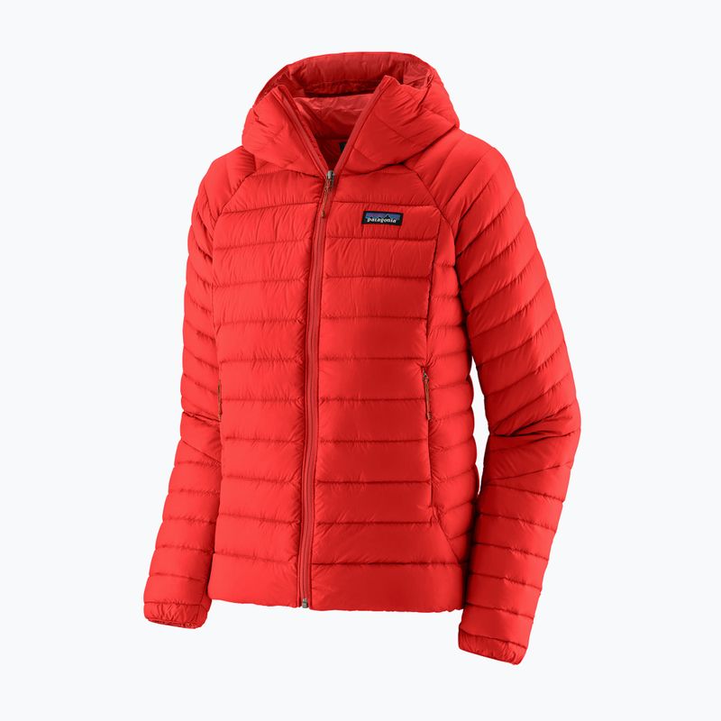 Kurtka puchowa damska Patagonia Down Sweater Hoody sizzle red