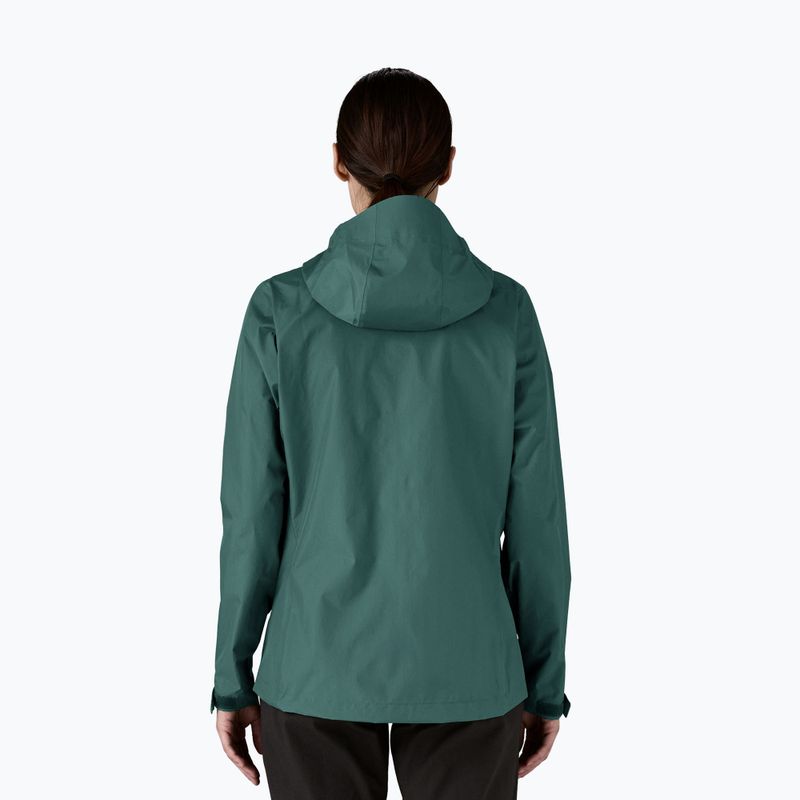 Kurtka przeciwdeszczowa damska Patagonia Torrentshell 3L Rain cascade green 2