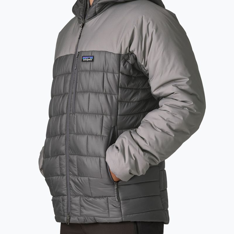 Kurtka ocieplana męska Patagonia Hi-Loft Nano Puff Hoody forge grey 4