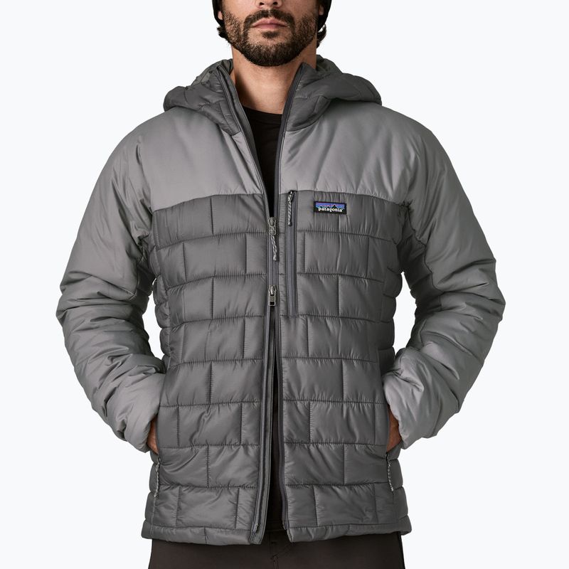 Kurtka ocieplana męska Patagonia Hi-Loft Nano Puff Hoody forge grey 5