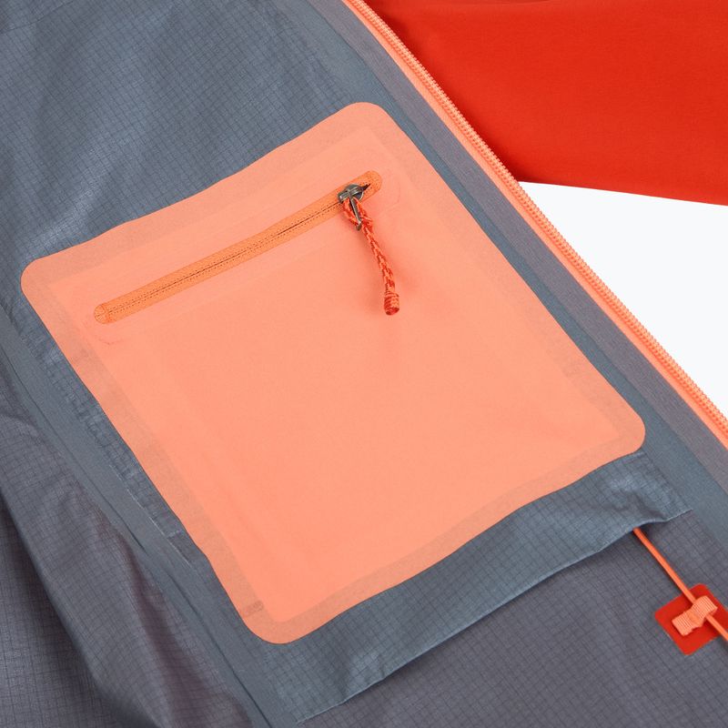 Kurtka przeciwdeszczowa damska Patagonia Pluma Pro sizzle red 6