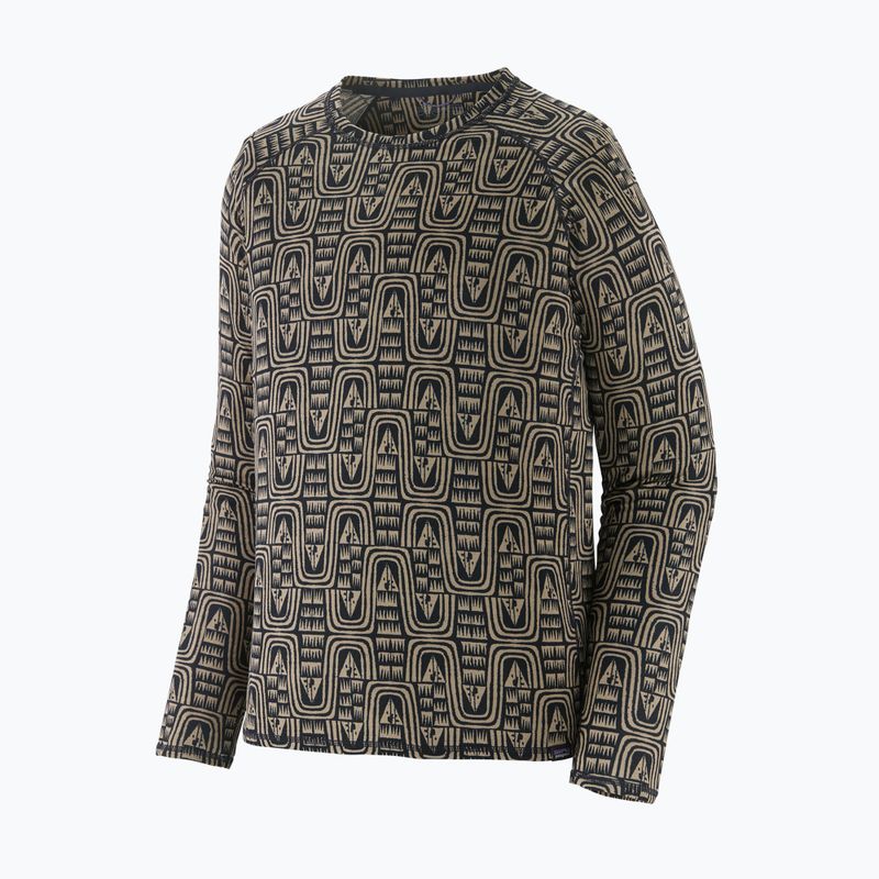 Longsleeve termoaktywny męski Patagonia Cap Mid Weight Crew flow/sunken blue 3