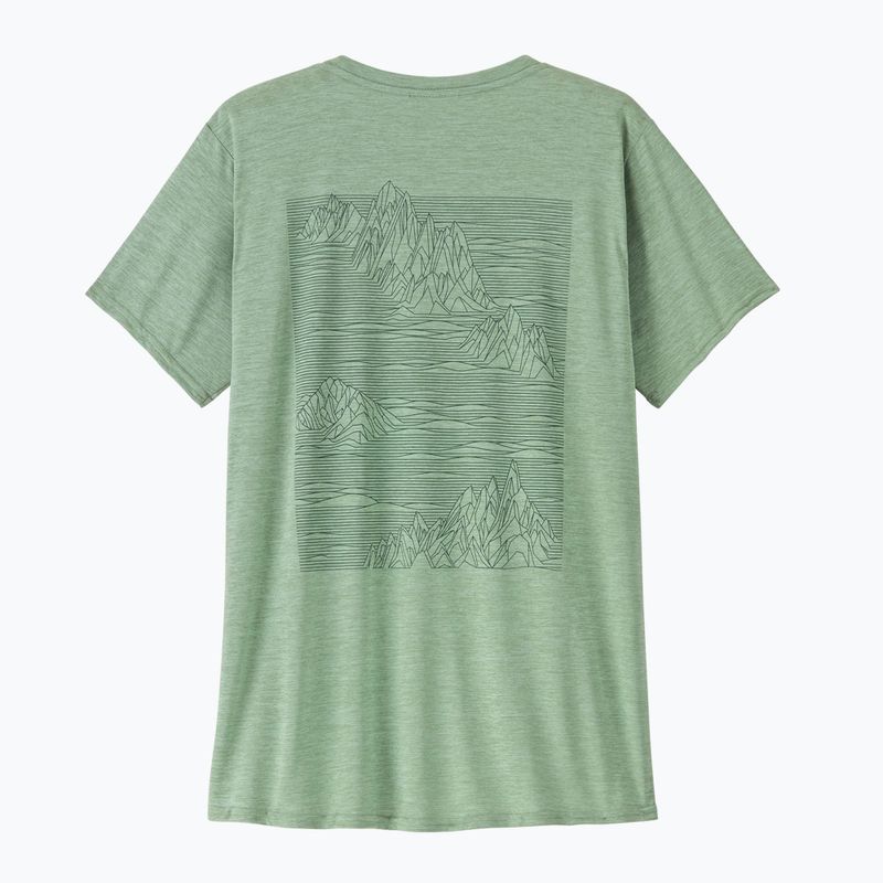 Koszulka damska Patagonia Cap Cool Daily Graphic Shirt strataspire/ellwood green x-dye 5