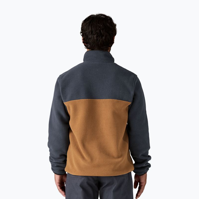 Bluza trekkingowa męska Patagonia LW Synch Snap-T P/O deer brown 2