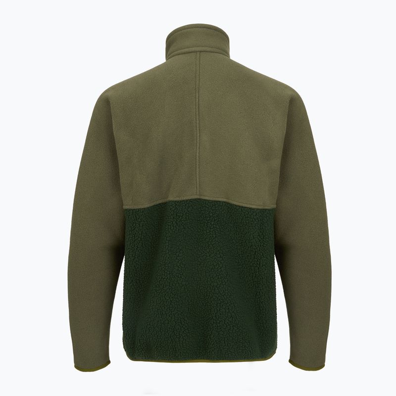 Bluza trekkingowa męska Patagonia Retro Pile 1/2 Snap P/O old growth green 2