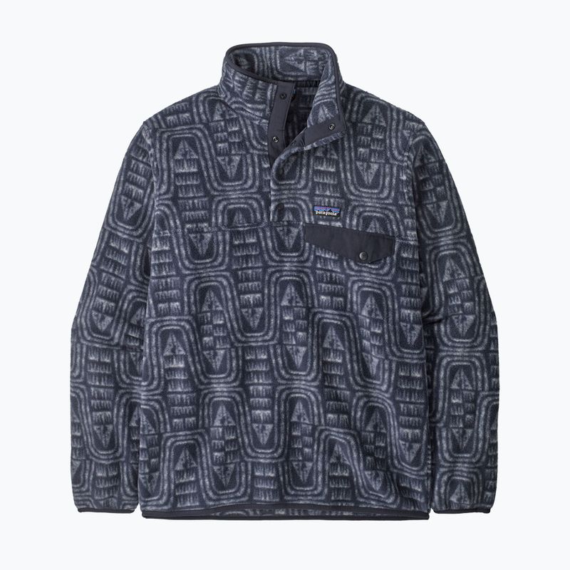 Bluza trekkingowa męska Patagonia LW Synch Snap-T P/O flow: sunken blue 3
