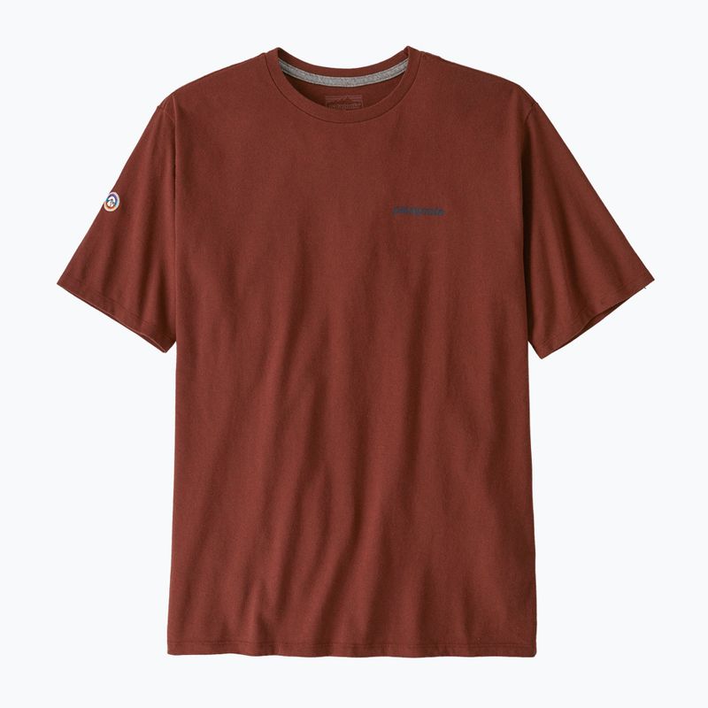 Koszulka męska Patagonia Fitz Roy Icon Responsibili-Tee dried vanilla