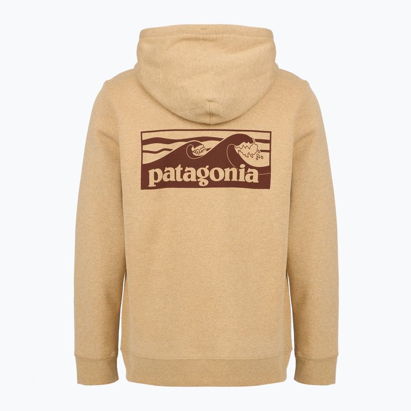 Bluza męska Patagonia Boardshort Logo Uprisal Hoody talon gold 2
