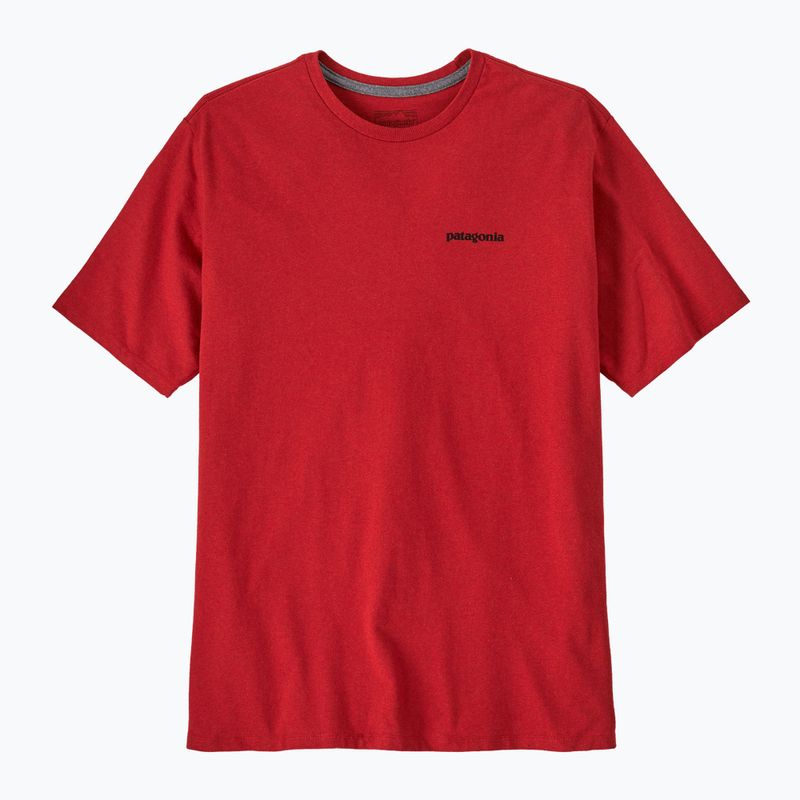 Koszulka męska Patagonia P-6 Logo Responsibili-Tee amanita red