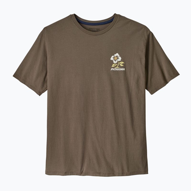 Koszulka męska Patagonia Balance Organic peace seeds/marlow brown