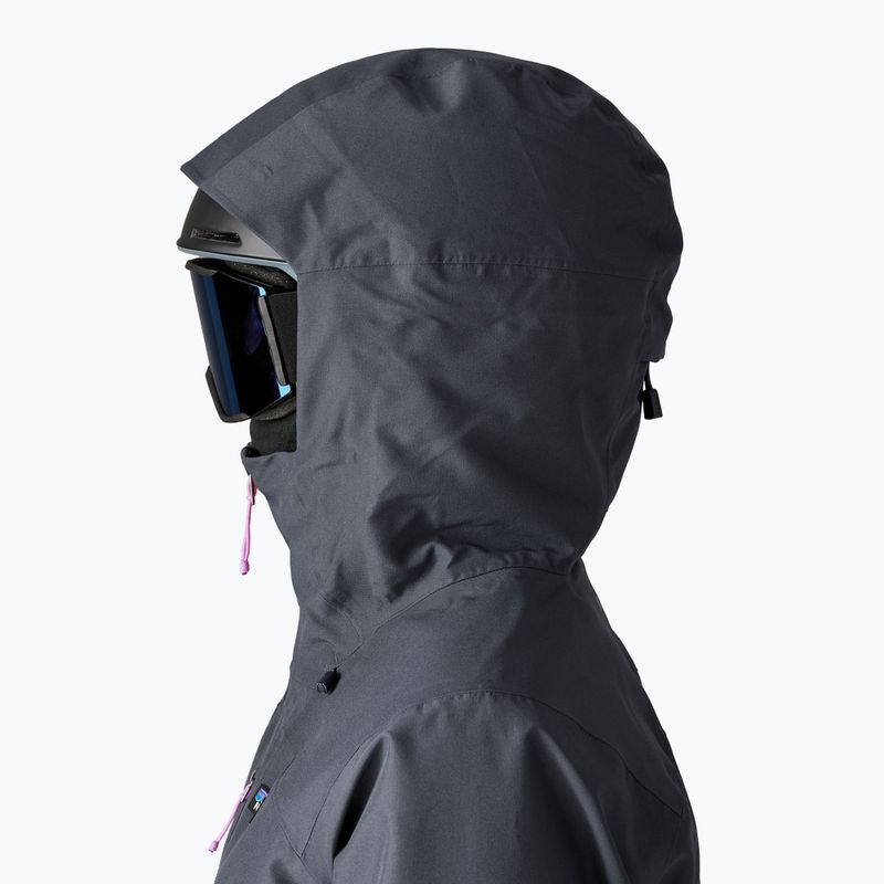 Kurtka narciarska damska Patagonia Insulated Powder Town smolder blue w/orange peel 4