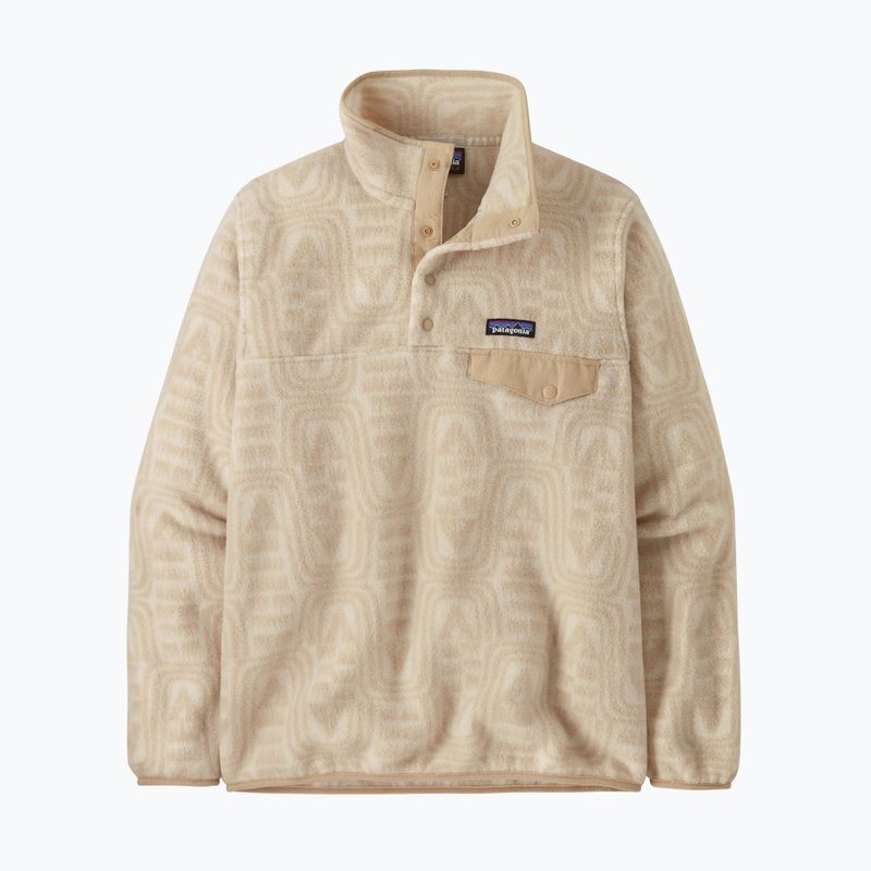 Bluza trekkingowa damska Patagonia LW Synch Snap-T P/O flow: dyno white 4