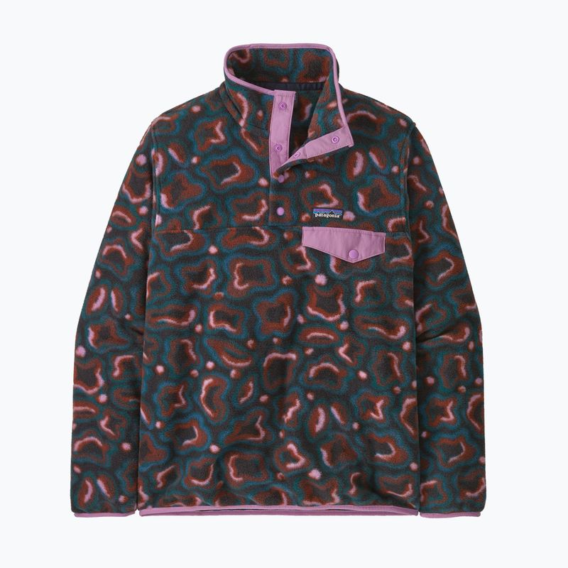 Bluza trekkingowa damska Patagonia LW Synch Snap-T P/O soft spirea: dried vanilla