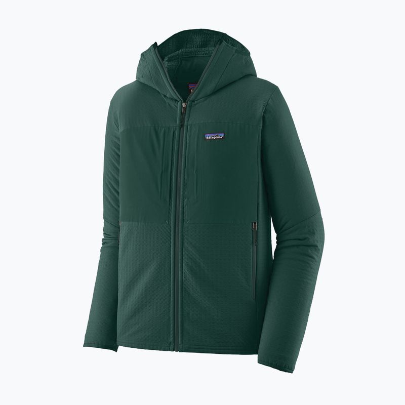 Kurtka softshell męska Patagonia R2 TechFace Hoody cascade green