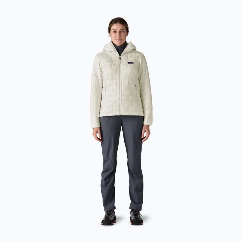 Kurtka ocieplana damska Patagonia Nano Puff Hoody birch white 2