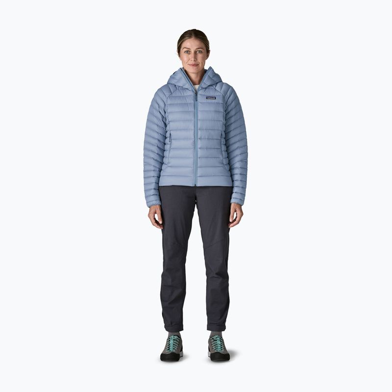 Kurtka puchowa damska Patagonia Down Sweater Hoody barnacle blue 2