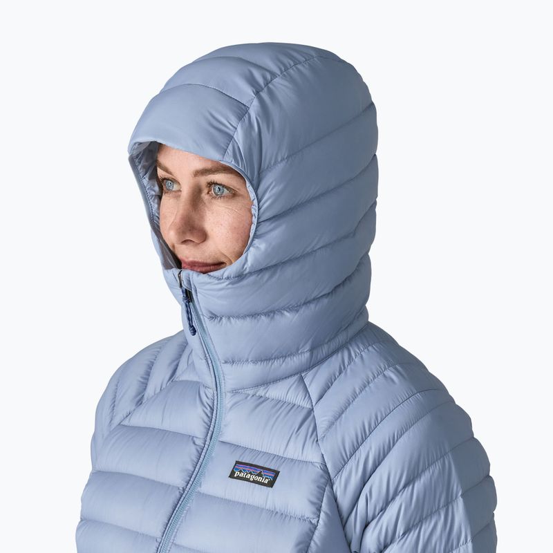 Kurtka puchowa damska Patagonia Down Sweater Hoody barnacle blue 5
