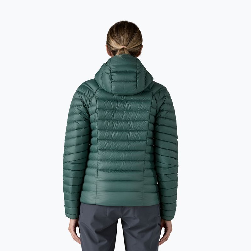 Kurtka puchowa damska Patagonia Down Sweater Hoody cascade green 3