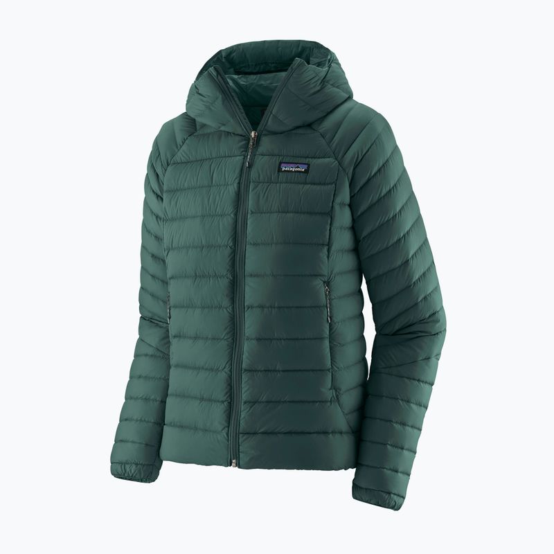 Kurtka puchowa damska Patagonia Down Sweater Hoody cascade green 5