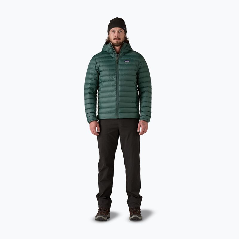 Kurtka puchowa męska Patagonia Down Sweater Hoody cascade green 2