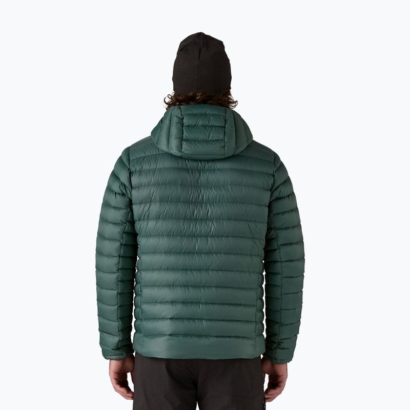 Kurtka puchowa męska Patagonia Down Sweater Hoody cascade green 3
