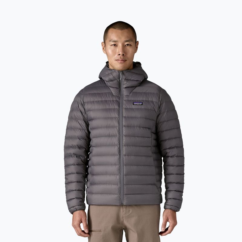 Kurtka puchowa męska Patagonia Down Sweater Hoody forge grey w/forge grey