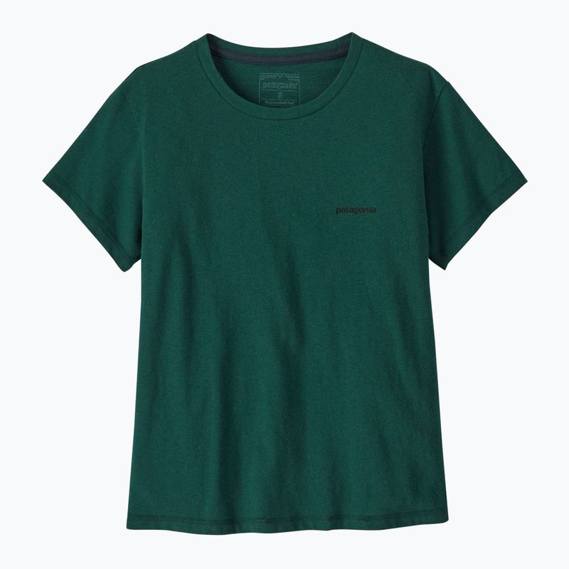 Koszulka damska Patagonia P-6 Logo Responsibili-Tee cascade green 3