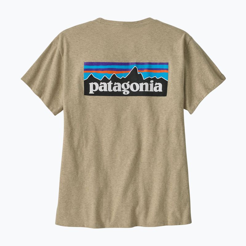 Koszulka damska Patagonia P-6 Logo Responsibili-Tee pumice