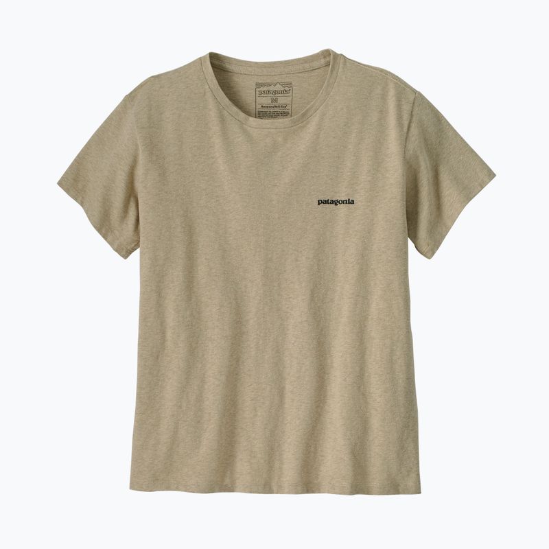Koszulka damska Patagonia P-6 Logo Responsibili-Tee pumice 2