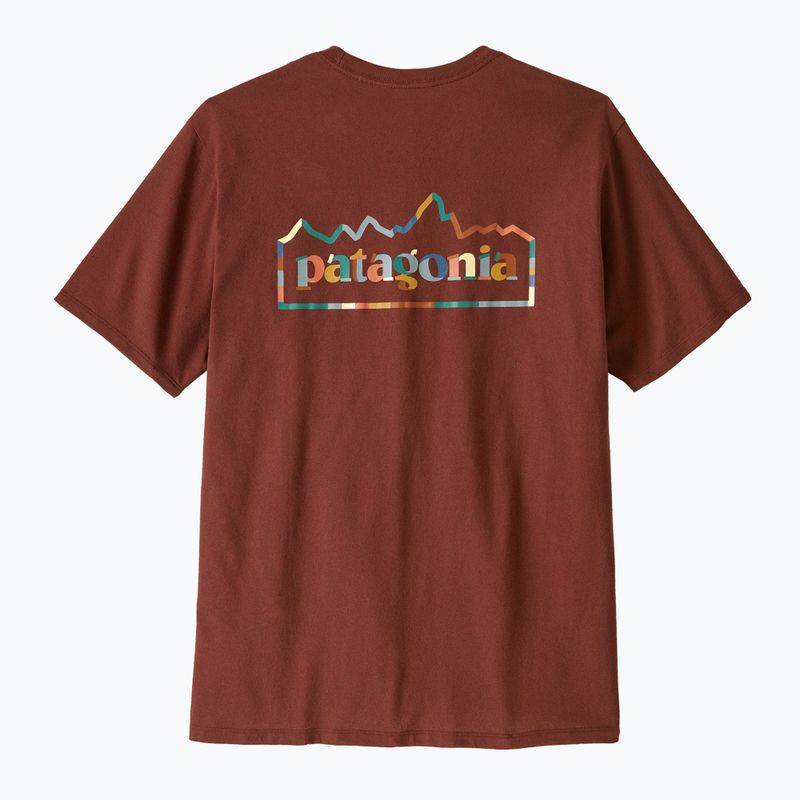 Koszulka męska Patagonia Unity Fitz Responsibili dried vanilla 2