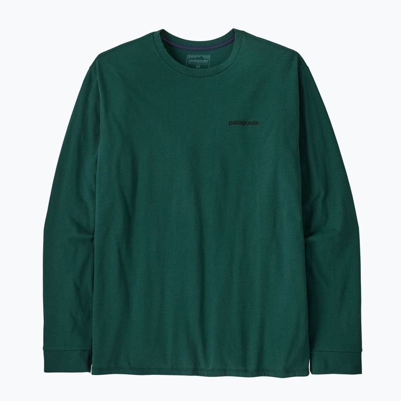 Longsleeve męski Patagonia P-6 Logo Responsibili cascade green