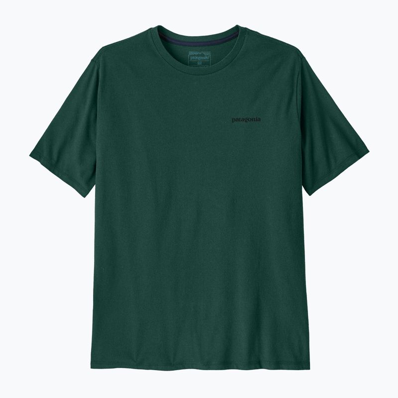 Koszulka męska Patagonia P-6 Logo Responsibili-Tee cascade green